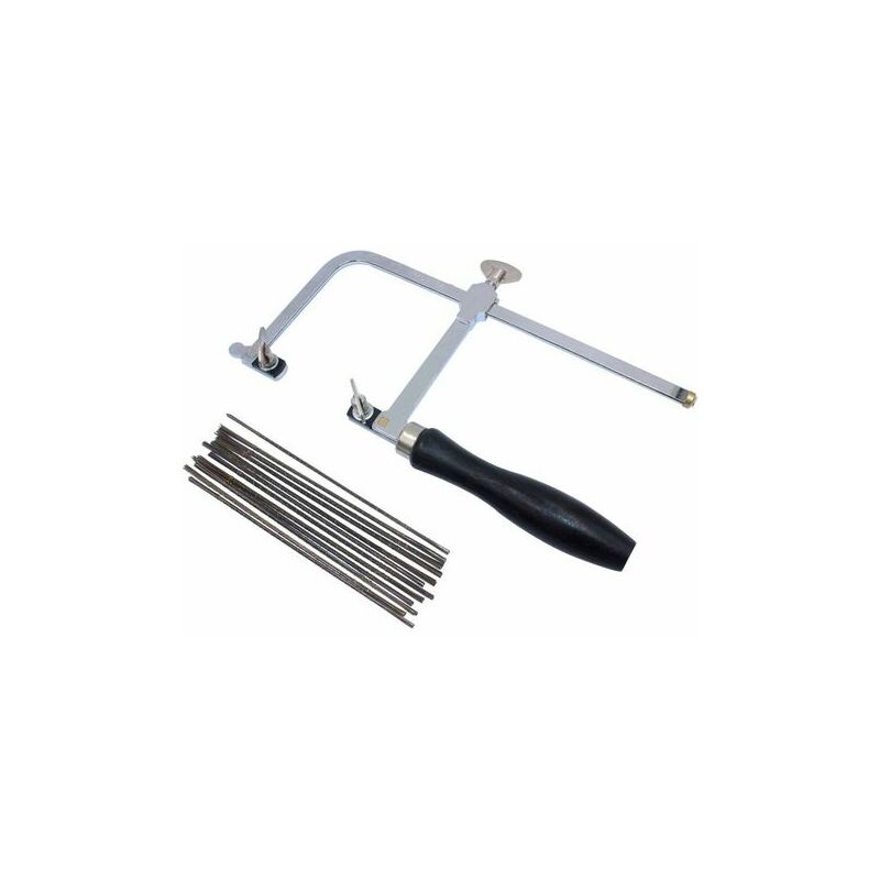 Adjustable Jeweler's Saw with 144 Blades - Professional Kit for Jewelry Making - Rose