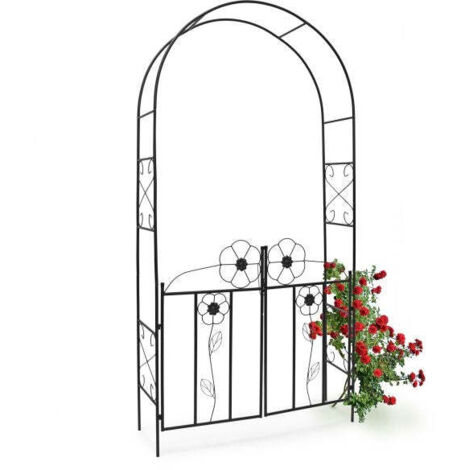 Rose arch with gate