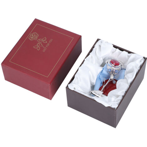 Rose Artificielle de Simulation Innovante pour Décoration Cadeau Saint-Valentin Anniversaire