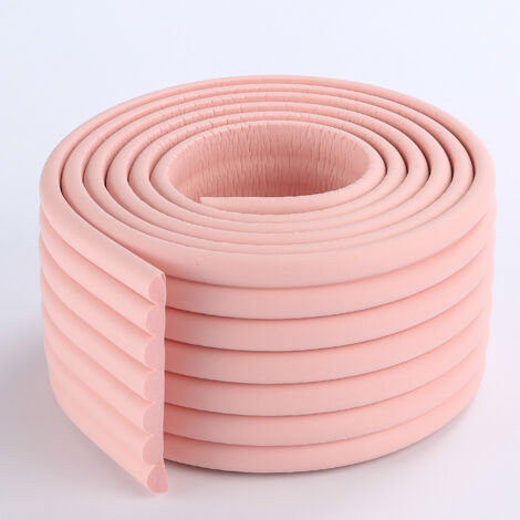 (rose) Bandes de sécurité de 2 m pour bébé et enfant, extra épaisses et anti-collision