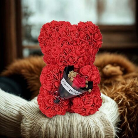 Rose Bear Gift, Valentine Gifts for Her, Birthday Gift For Every Occasions