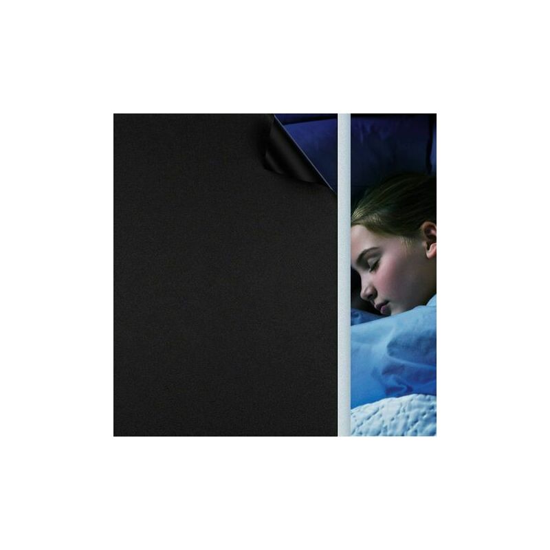 Black Opaque Window Film (45x500cm) - Rose