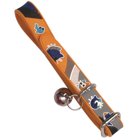 Rose - Collier en caoutchouc pour chats