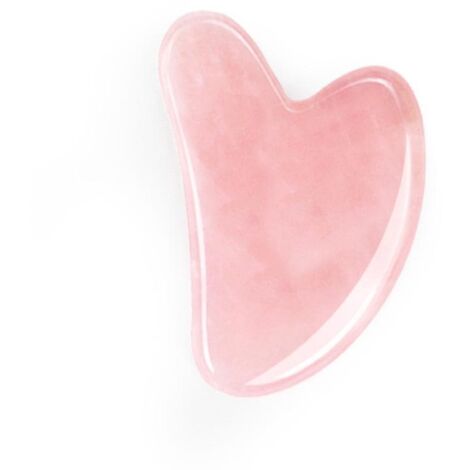 (rose) Corps Du Visage Gua Sha - Rose Quartz Jade - Gua Sha Du Visage - Outil De Massage D'acupuncture Anti-rides Pour Les Yeux Et Le Cou