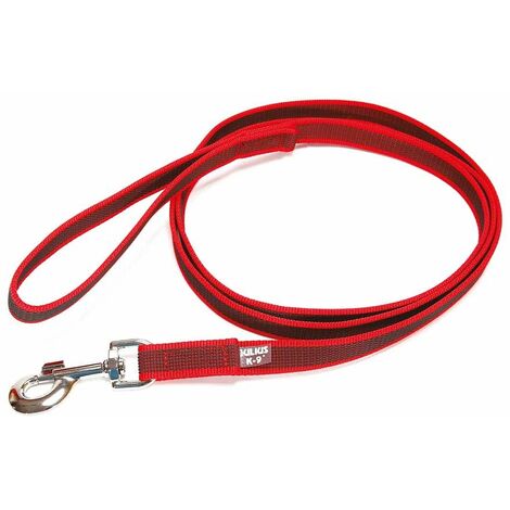 Rose - Laisse Julius K9 Couleur & Gris super grip 200 cm pour chiens poids max. 50 kg