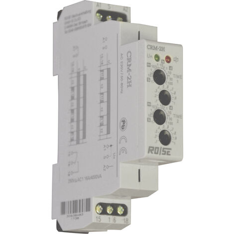 Rose LM CRM-2H/230 CRM-2H/230 Zeitrelais Multifunktional 230 V/AC 1 St. Zeitbereich: 0.1 s - 100 Tag