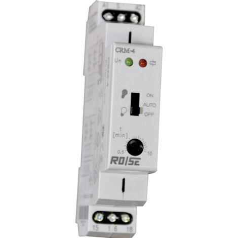 Rose LM CRM-4/230 CRM-4/230 Minuterie de cage d'escalier 230 V/AC 1 pc(s) Plage temporelle: 0.5 - 10 min 1 inverseur (R