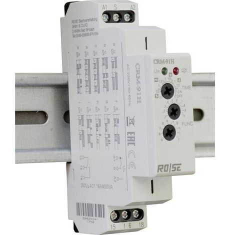 Rose LM CRM-91H/UNI CRM-91H/UNI Zeitrelais Multifunktional 230 V/AC 1 St. Zeitbereich: 0.1 s - 10 d