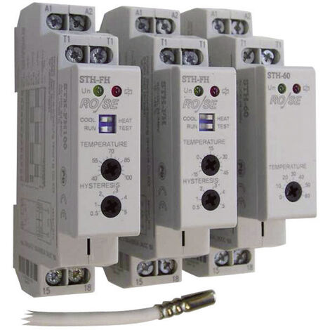 Rose LM Schaltschrankheizungs-Thermostat STH-60 240 V/AC, 240 V/DC 1 Öffner 1 St.
