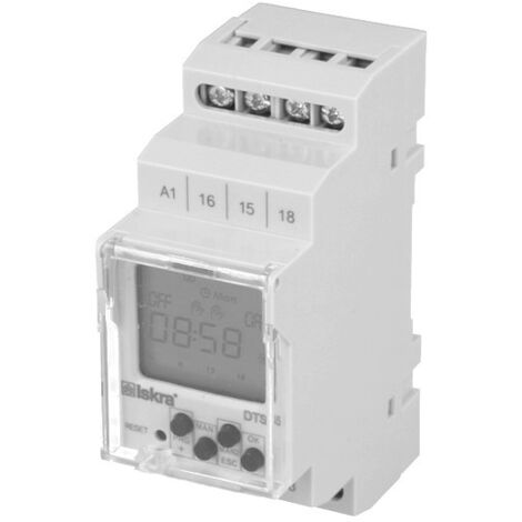 Rose LM SHT-1/UNI Interrupteur horaire pour rail programme quotidien, programme hebdomadaire, commut