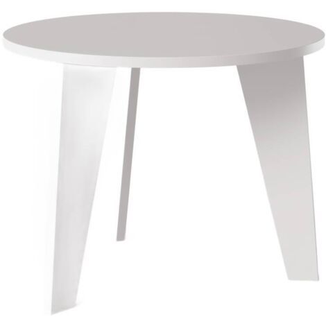 ROSE runder Tisch Ø90 cm für Küche, Wohnzimmer, Esszimmer Grau