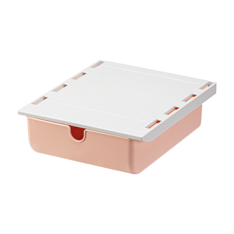 Linghhang - Rose) Sous le Tiroir de Bureau, Tiroir de Rangement Tiroir Caché, Organisateur de Bureau, Tiroir Sous Table Sans Poinçon, Organisateur de