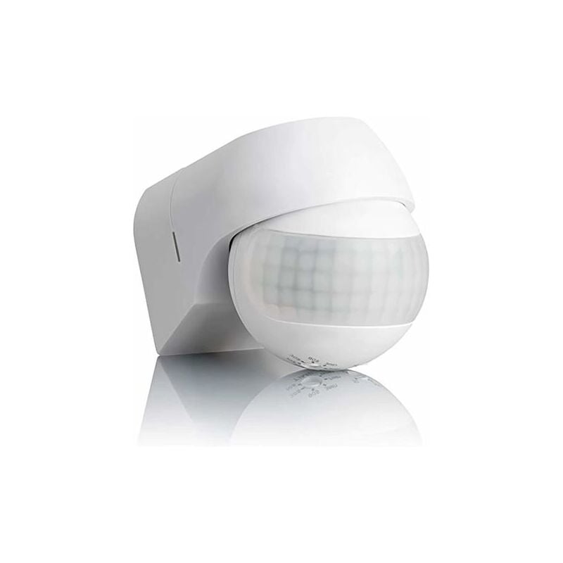 Rose-Switch infrared motion sensor, outdoor mounting, range up to 30 m, 180° swivel