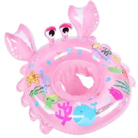 (Rose)Bouée Piscine Gonflable pour Enfants Siège Confortable - Facile à Porter