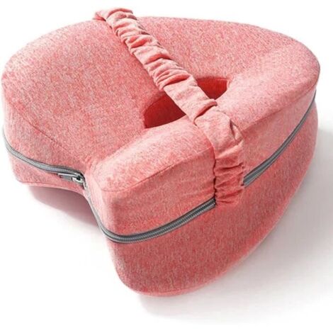 (Rose)Coussin d'entrejambe - Proper Posture - Coussin Genoux Nuit - Oreiller viscoélastique - Rose