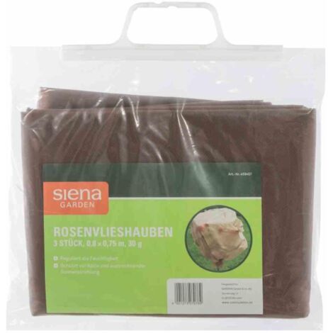 Rosenvlieshauben 30 g, 3 Stück im Paket Maße: 0,80 x 0,75 m, Farbe: beige