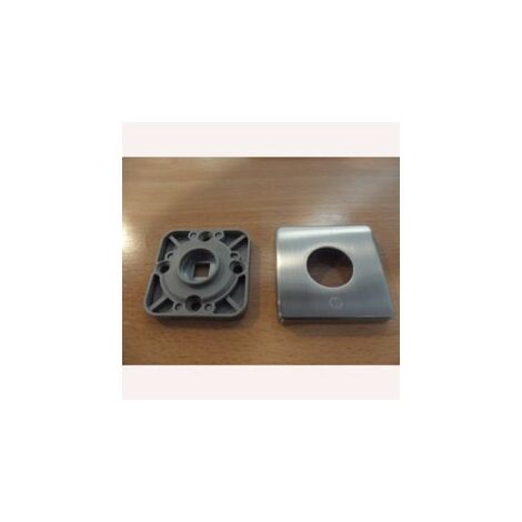 ROSETA CUADRADA MUELLE INOX F-69 HOP