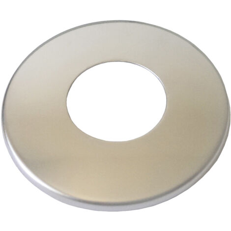 Roseta de 1/2" de acero inoxidable cromado