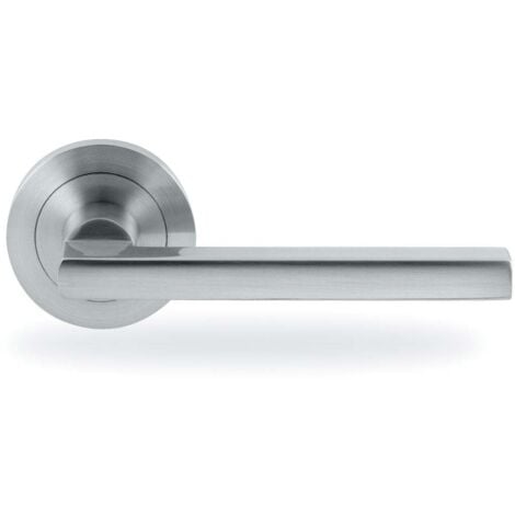 SELEC DESIGN Roseta Modelo Rental Efecto Inox - RENTAL - Maneta de roseta redonda by Selec D&D