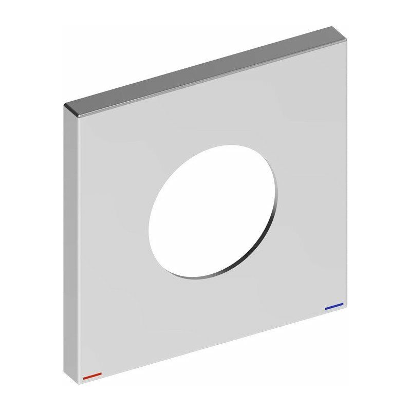 

Rosetón de pared IXMO 105 x 105 mm, cuadrado, de latón acabado aluminio KEUCO