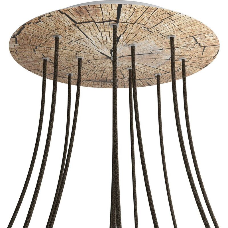 

Rosetón XXL Rose-One redondo, diámetro 400 mm con 12 agujeros y 4 agujeros laterales - PROMO | Tronco - Tronco