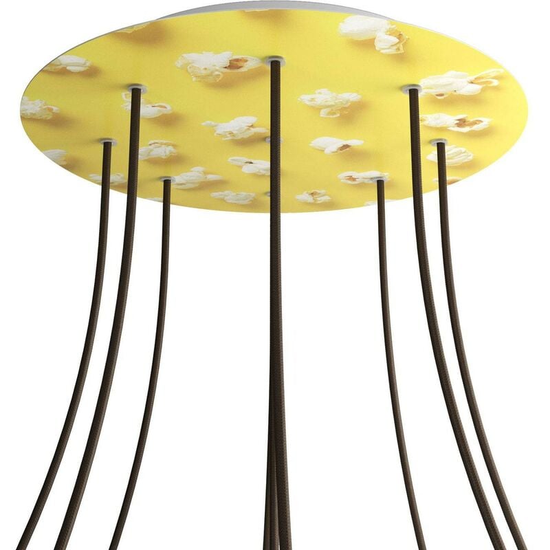 

Rosetón XXL Rose-One redondo, diámetro 400 mm con 9 agujeros y 4 agujeros laterales - PROMO | Pop-Corn - Pop-Corn