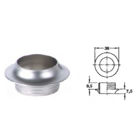 Rosetta per serratura push-lock nichel