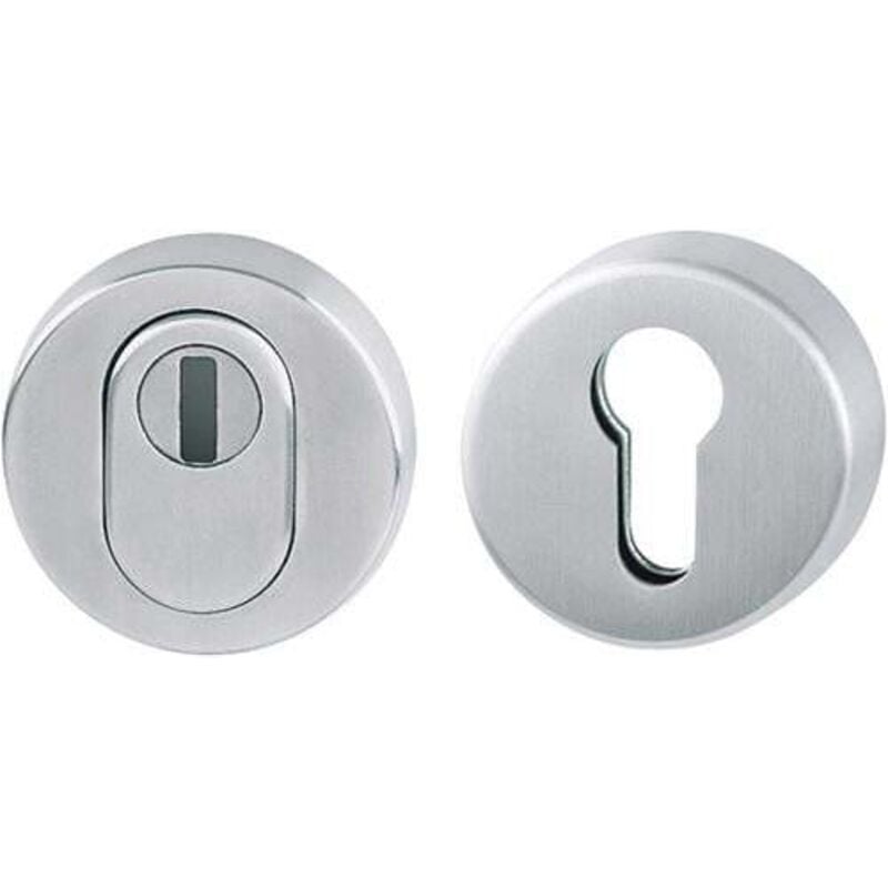 Hoppe Paire de rosaces de protection E42ZNSB-ZA/42HS va F69 rd.m.ZA S.15mm - 11537176