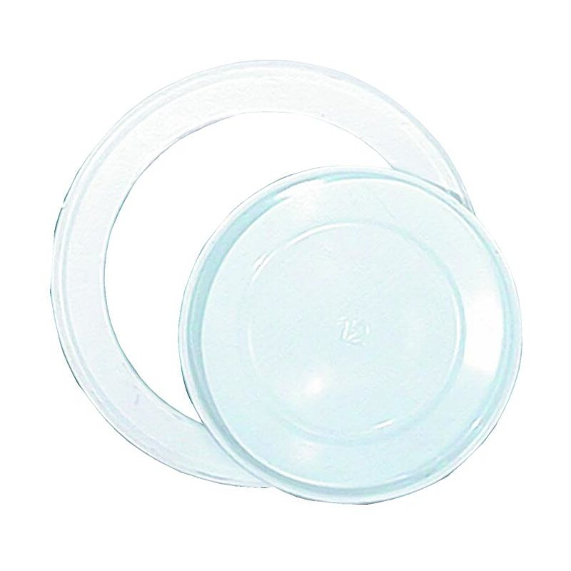 Rosette en aluminium blanc d.110