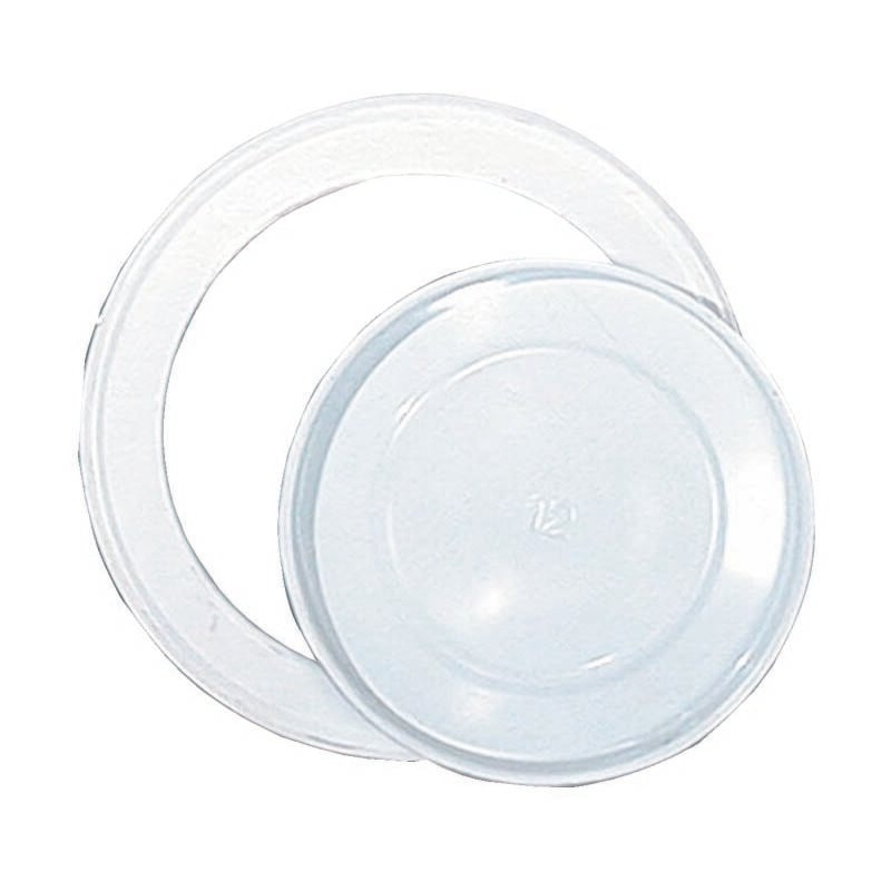 Rosette en aluminium blanc d.160