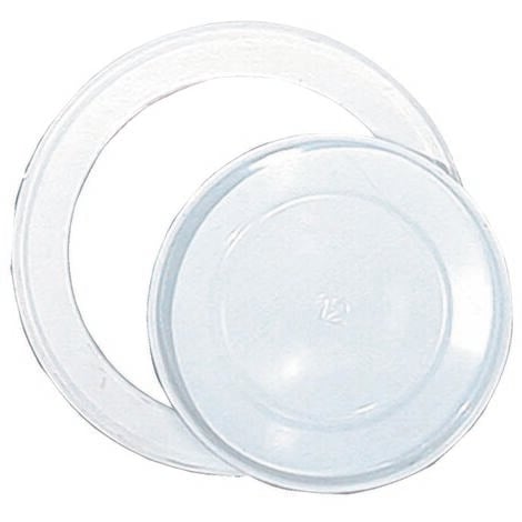 Rosette en aluminium blanc d.180