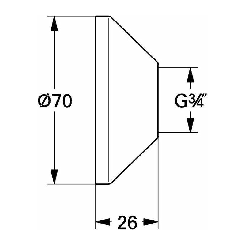 

Rosette 2 Unidadsedel-MS - Grohe