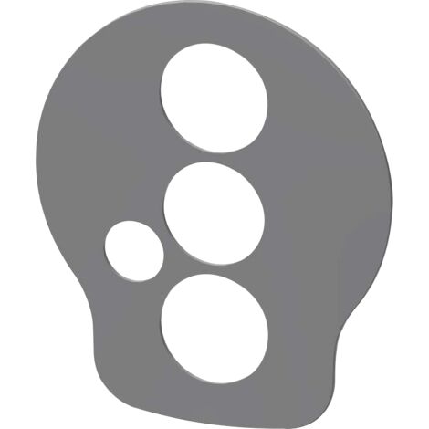Rosette KWC AR, F5, acier inoxydable, pour unité de robinetterie, année de construction jusqu'en 2021