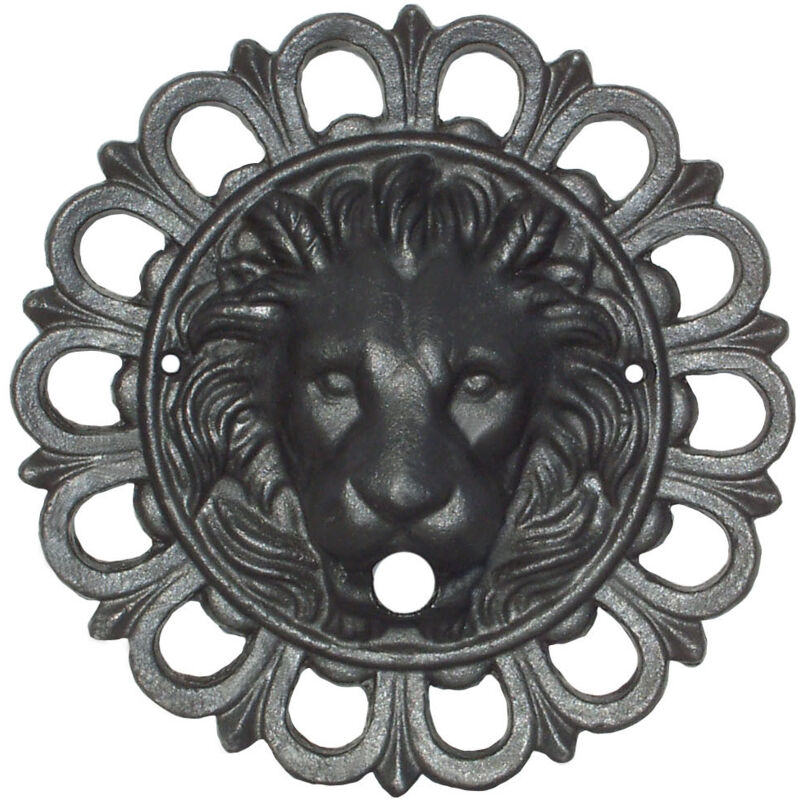 Fonderia Bongiovanni - Rosone in alluminio per fontane vasche da giardino rubinetto modello Karnak