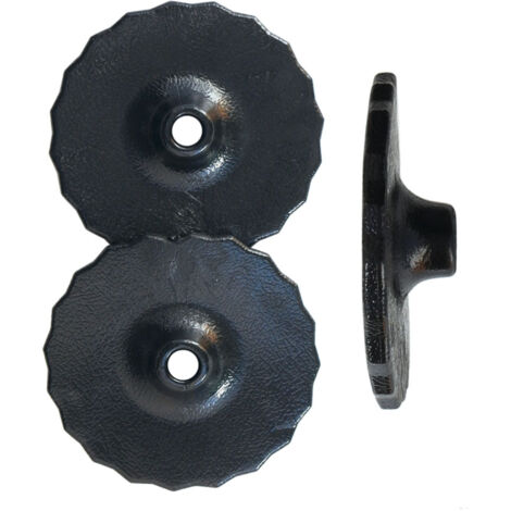 Rosette per morsi in gel nero diametro 87 mm