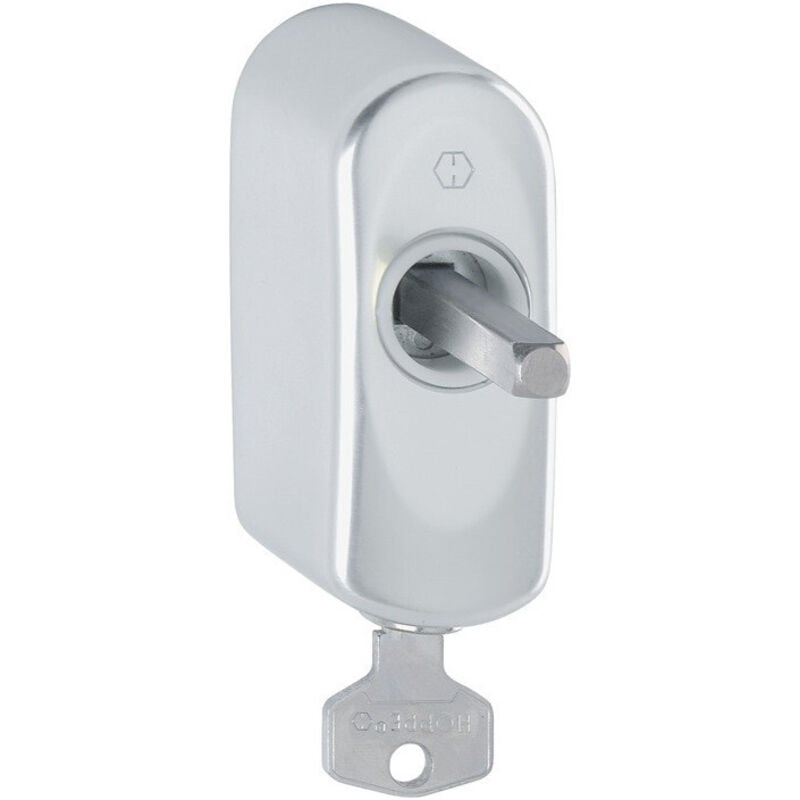 HOPPE Ros.AUS950S 100NM alu.F1/naturf.37mm SecuSelect/Secu100/Secustik verrouillé - 11507883