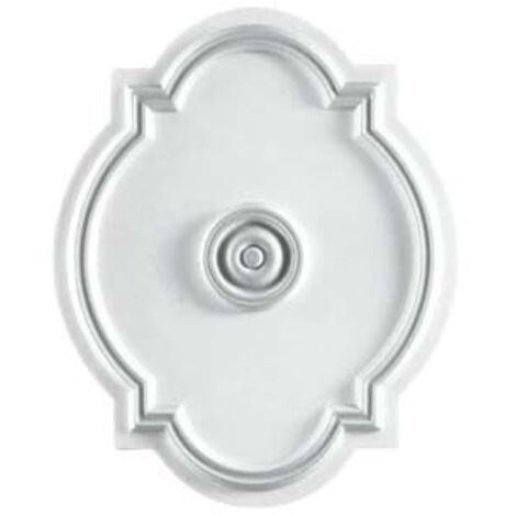 Rosettes décoratives pour le plafond en polystyrène élargi diverses décorations EO 1 - 53x43 cm.