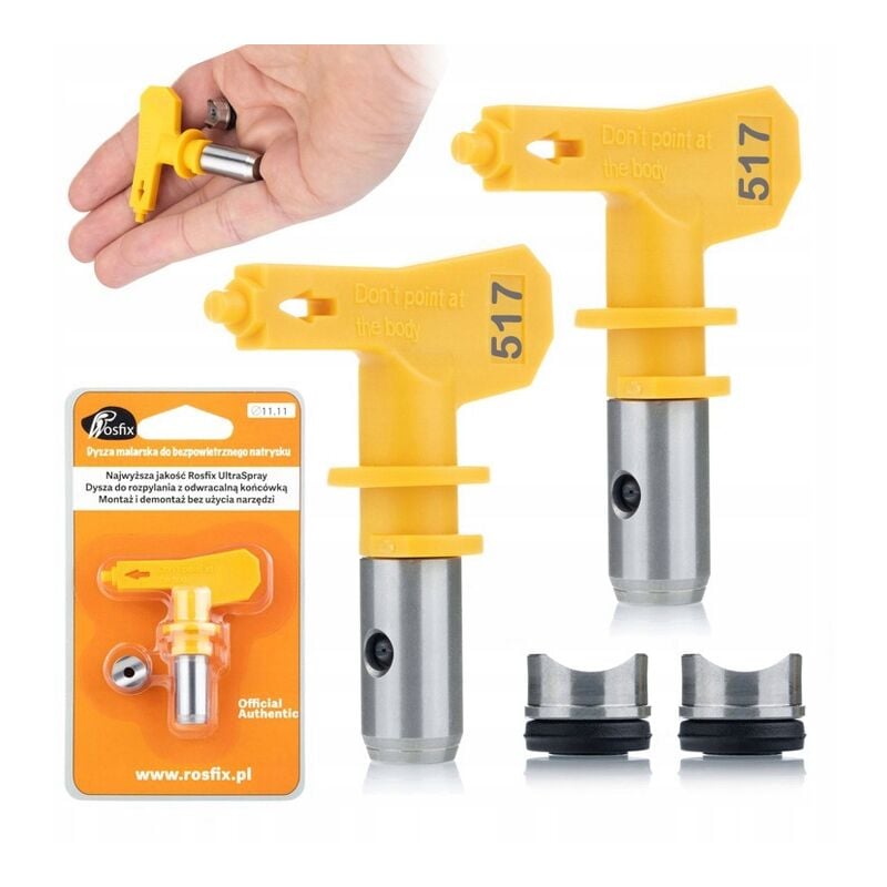 Rosfix 2x Ugelli per Verniciatura Modello 517
