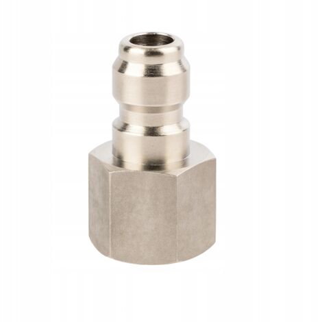 Rosfix Adaptateur 3/8" F avec Raccord Rapide Mâle – Acier Inoxydable 304  Filetage 3/8" Femelle  Haute Pression  Pour Nettoyeur, Mousseur, Lance  Accessoire de Lavage