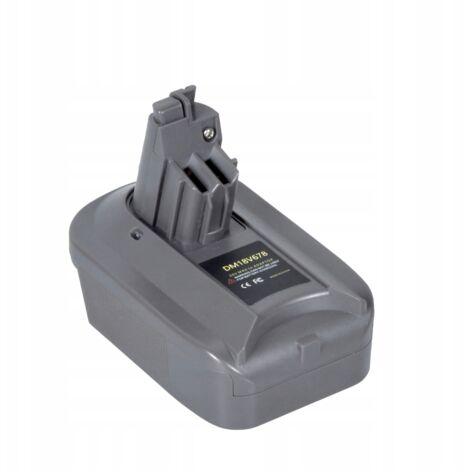 Rosfix Adaptateur Batterie – Pour Aspirateurs Sans Fil Plastique Résistant Protection contre la Surchauffe Accessoire Universel de Remplacement