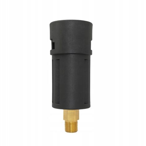 Rosfix Adaptateur Bayonnette 1/4" GZ – Plastique et Laiton, 160 Bar, 60°C  Raccord Rapide  compatible avec nettoyeur haute pression Kärcher K-Series