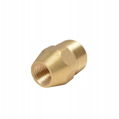Rosfix Adaptateur Réducteur M22x1,5M vers G1/4F – Laiton Massif, Filetage Précis  Hexagonal  compatible avec nettoyeur haute pression Kärcher, Kranzle, Ehrle