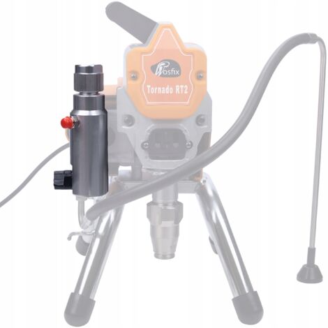 Rosfix Bloc avec Vanne et Support de Filtre – Pour Pulvérisateur RT2/RT3/RT4  Stabilisation de Pression  Filtration 91mm  Accessoire pour Pistolet à Peinture