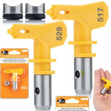 Rosfix Buse de Peinture Ultra Spray 529 517 – Jet 30 cm, 0,009" Pour Latex, Ignifuges, Élastomères