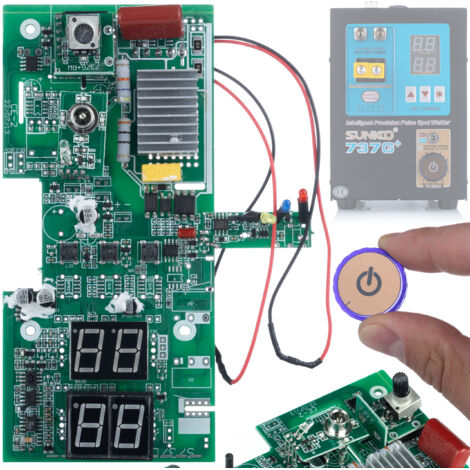Rosfix Carte Mère pour Soudeuse de Batteries Sunkko 737G – 220V  Haute Qualité, Remplacement Facile  Pièce Détachée pour Soudeuse Électrique  Accessoire Électronique