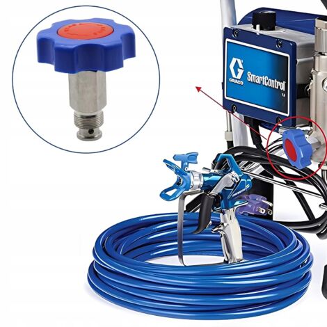 Rosfix Clapet Anti-Retour pour Pulvérisateur – Acier Haute Qualité  Installation Facile  compatible avec pistolet à peinture Graco FinishPro 390–395, Ultra Max II 490–595