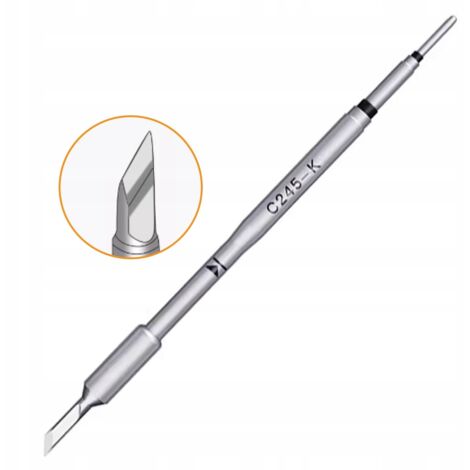 Rosfix Pointe de Soudure C245-K – Compatible avec Stations JBC, AIXUN, SUGON  Alliage Résistant Haute Température  Pour Soudage Précis  Accessoire Électronique