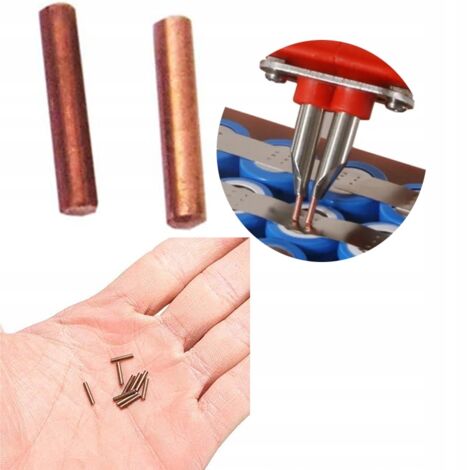 Rosfix Pointes de Soudage 10x1,5mm – Aiguilles Haute Température  Acier Résistant  Précision pour Cellules  compatible avec soudeuse Sunkko 709A–788H  Accessoire Soudure