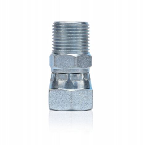 Rosfix Raccord Pivotant Haute Pression 1/4" Femelle à 3/8" Mâle – Acier Inoxydable, 400 Bar  Étanchéité 60°  Pour Tuyaux et Pistolets Peinture  Accessoire Pulvérisation