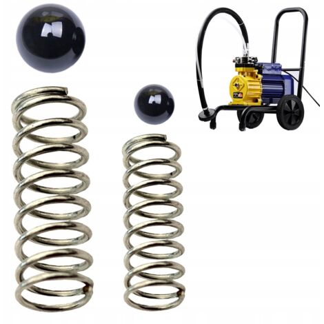 Rosfix RepairKit WK-SPR – Kit Réparation Soupape d’Admission et de Décharge  Billes Tungstène 7,88/12,25 mm  Ressorts 13,77/14,20 mm  Pour Pulvérisateur Membrane